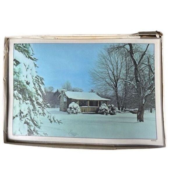 4-H Kinzua Country Placemats Kinzua State Park Pennsylvania Set Of 6 - Picture 2 of 9